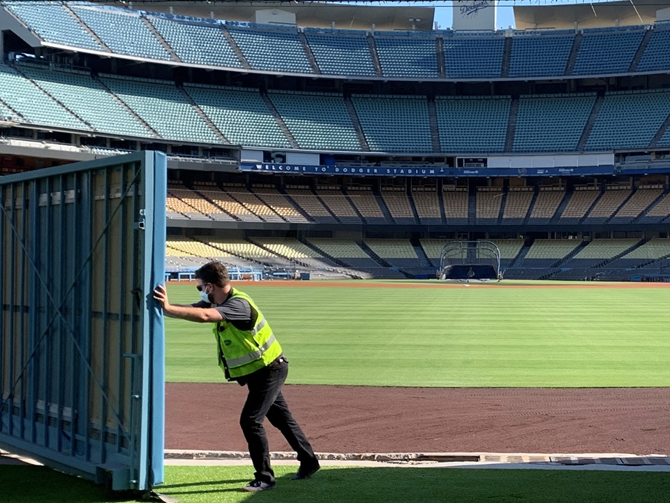 Dodger Stadiums Centerfield Renovations And New Front Door Toured By